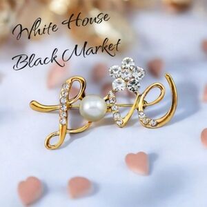 WHBM "LOVE" BROOCH  NWOT